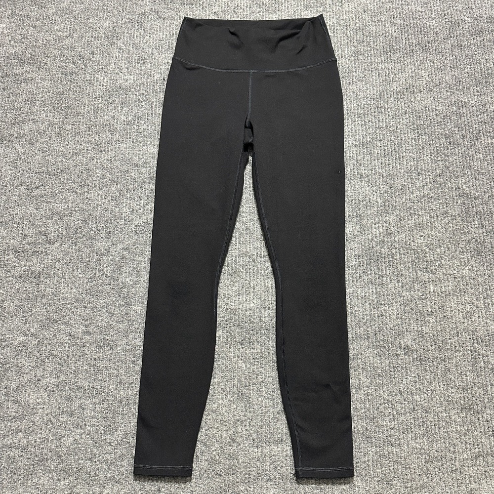 Fabletics Powerhold Womens Leggings W24" Black Pull On Workout Activewear